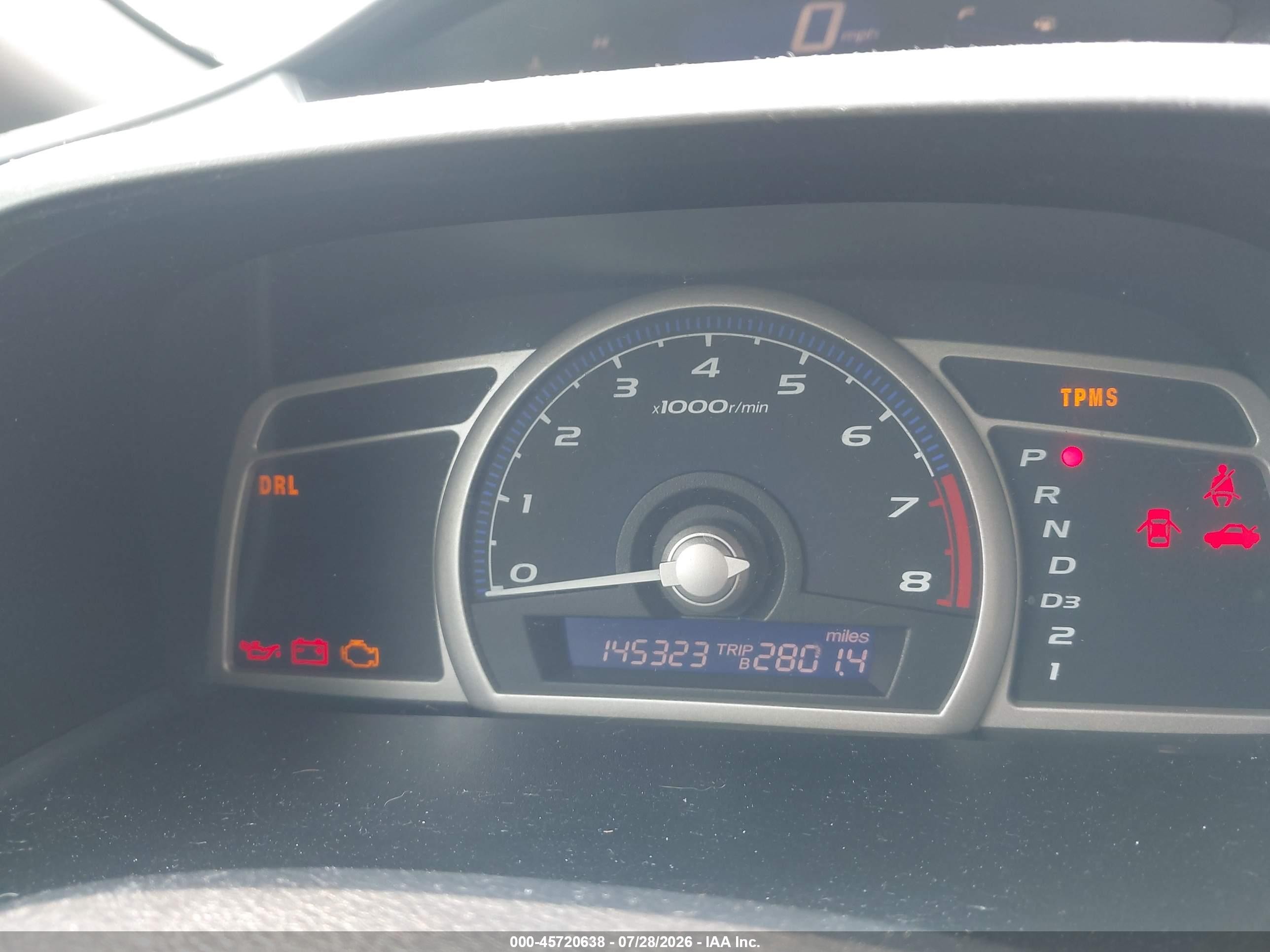 2010 Honda Civic Vp Gray vin: 2HGFA1F37AH557419