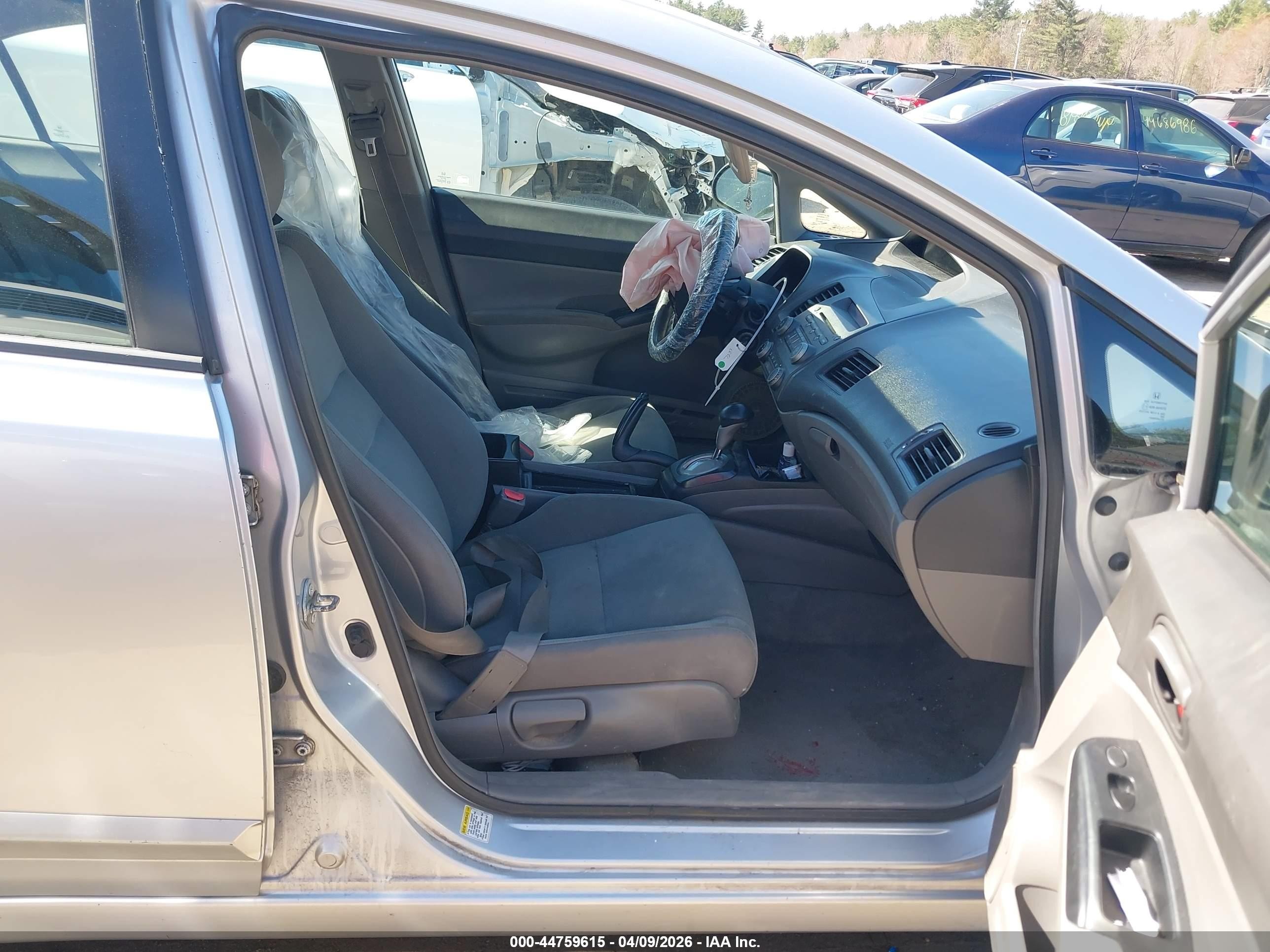 2010 Honda Civic Vp Gray vin: 2HGFA1F37AH563513