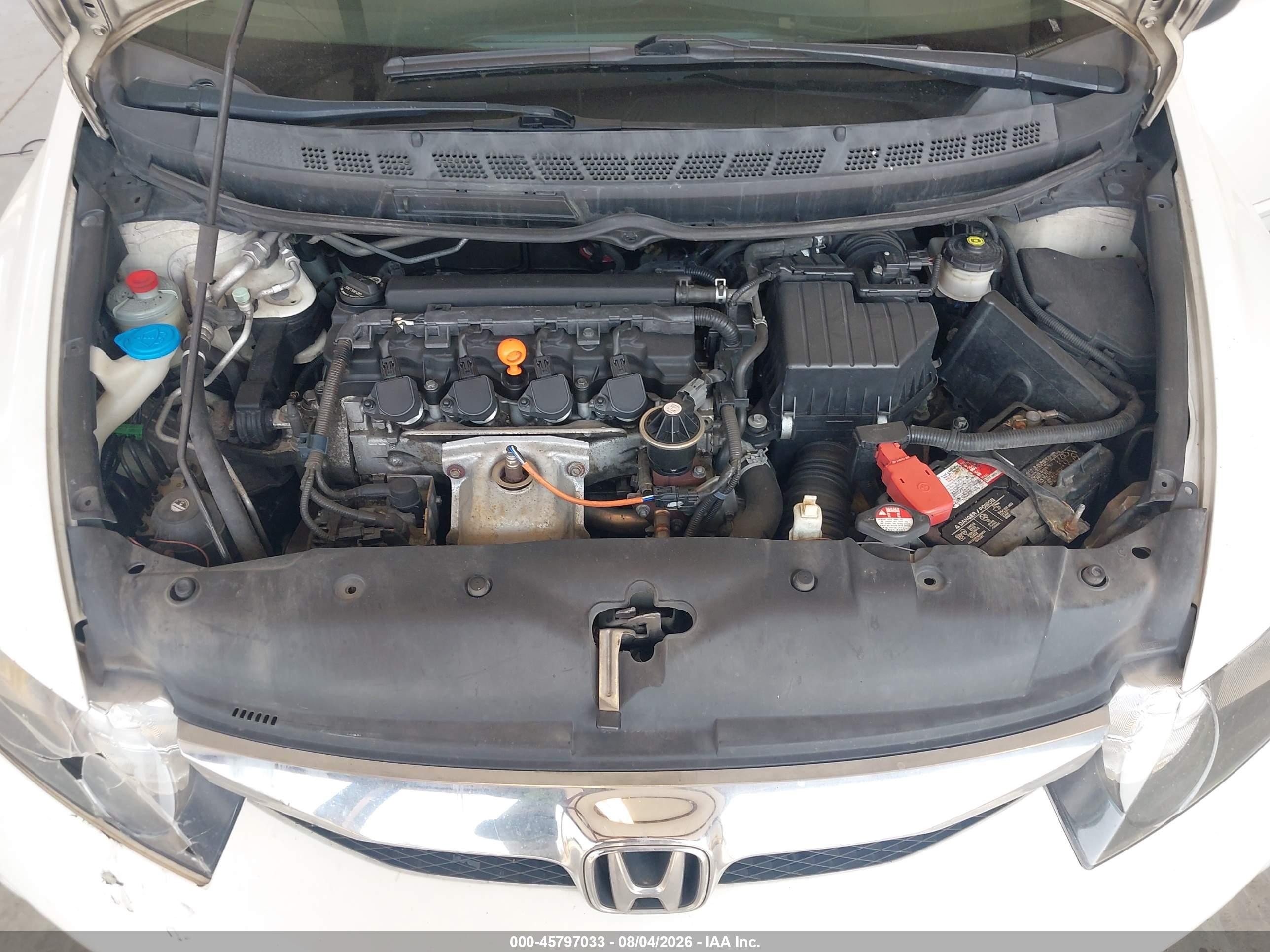 2011 Honda Civic Vp White vin: 2HGFA1F38BH543188