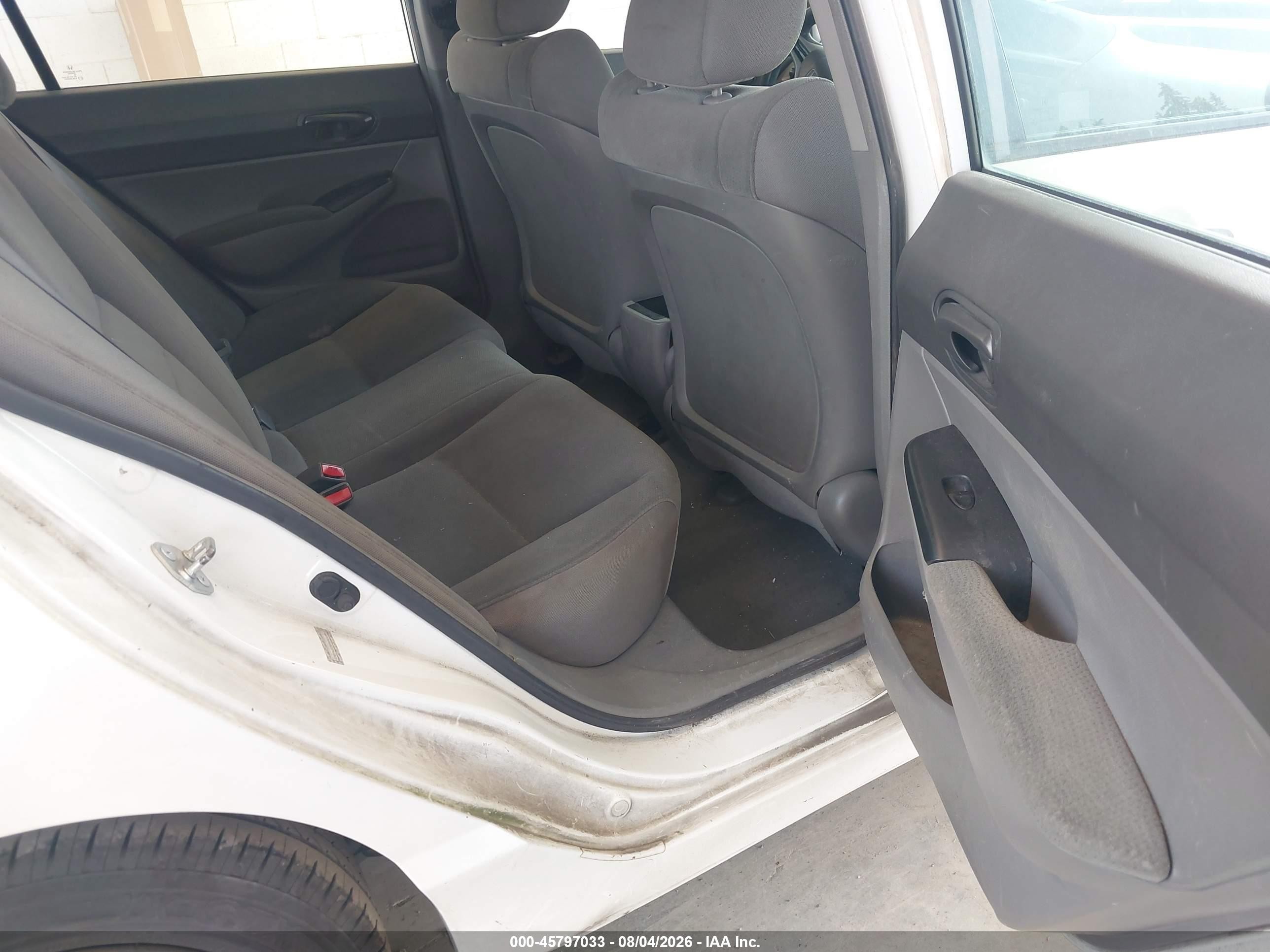 2011 Honda Civic Vp White vin: 2HGFA1F38BH543188