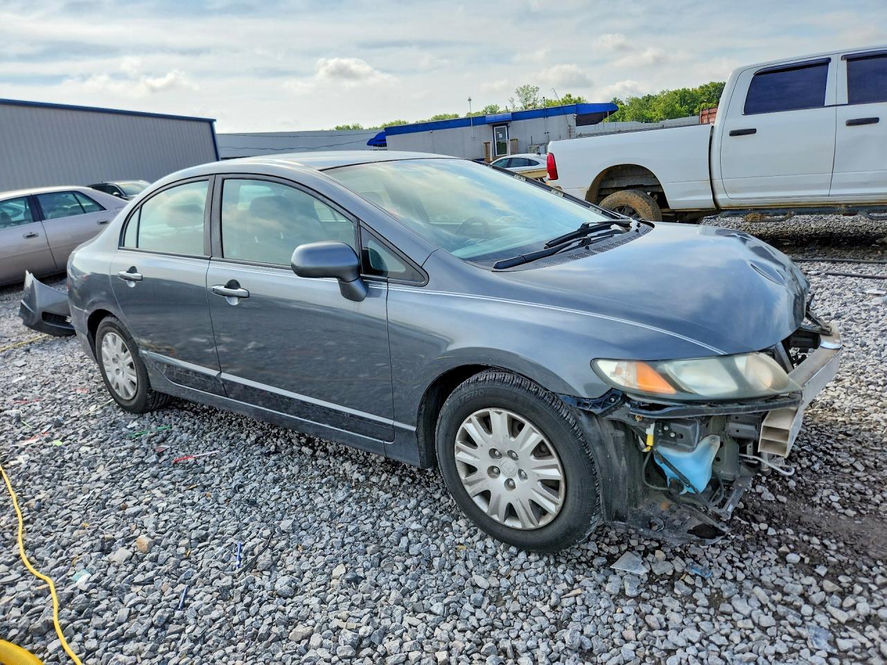 2010 Honda Civic Vp Gray vin: 2HGFA1F39AH553131