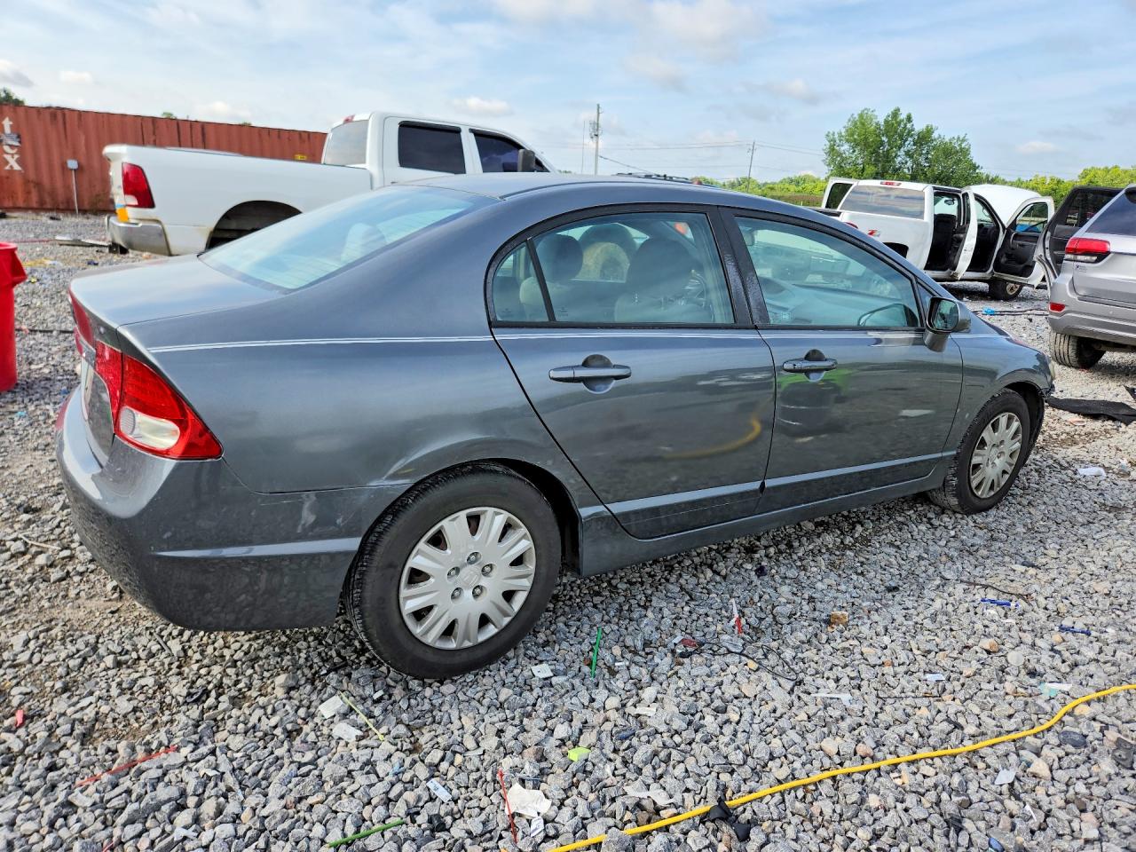 2010 Honda Civic Vp Gray vin: 2HGFA1F39AH553131