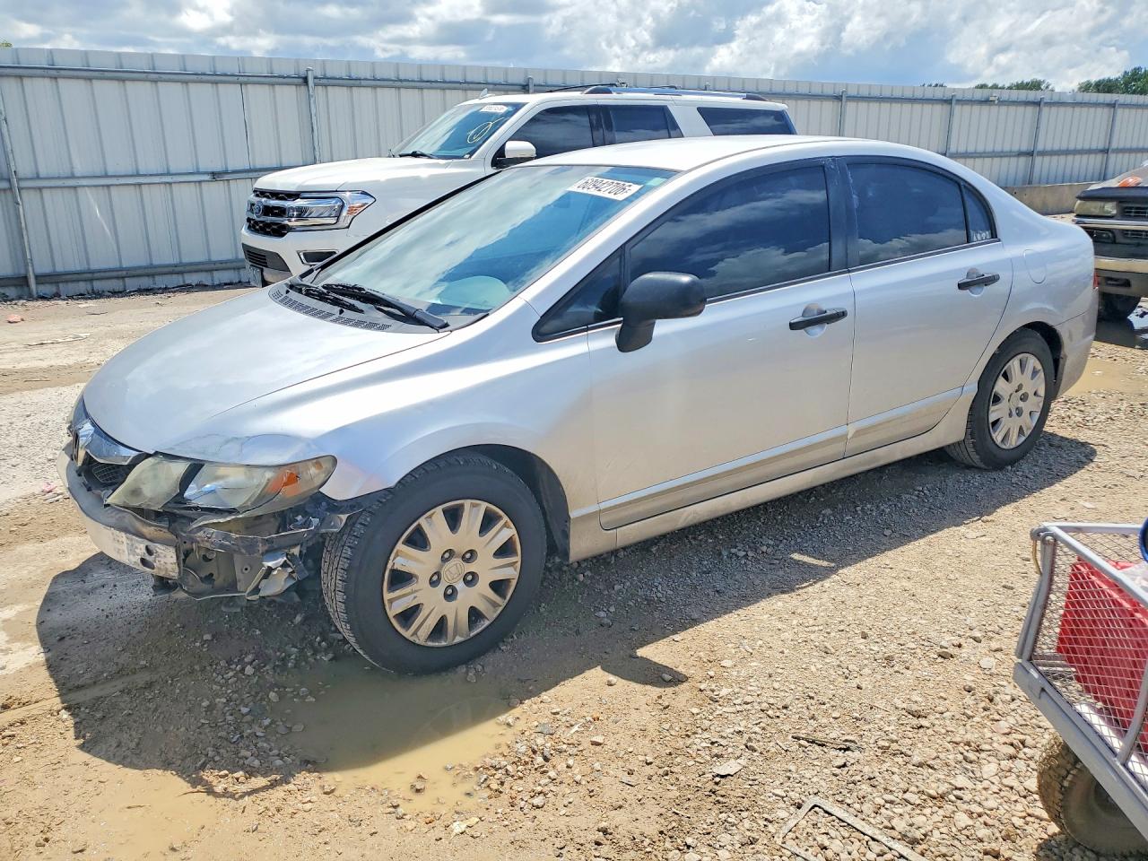 2011 Honda Civic Vp Silver vin: 2HGFA1F39BH509695