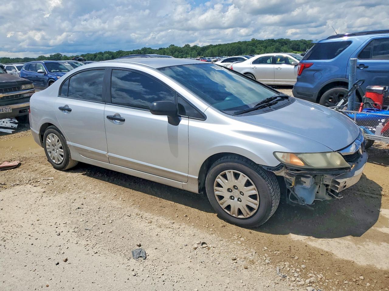 2011 Honda Civic Vp Silver vin: 2HGFA1F39BH509695