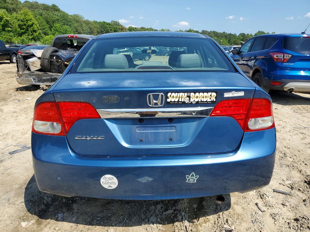 2011 Honda Civic Vp Blue vin: 2HGFA1F39BH547198