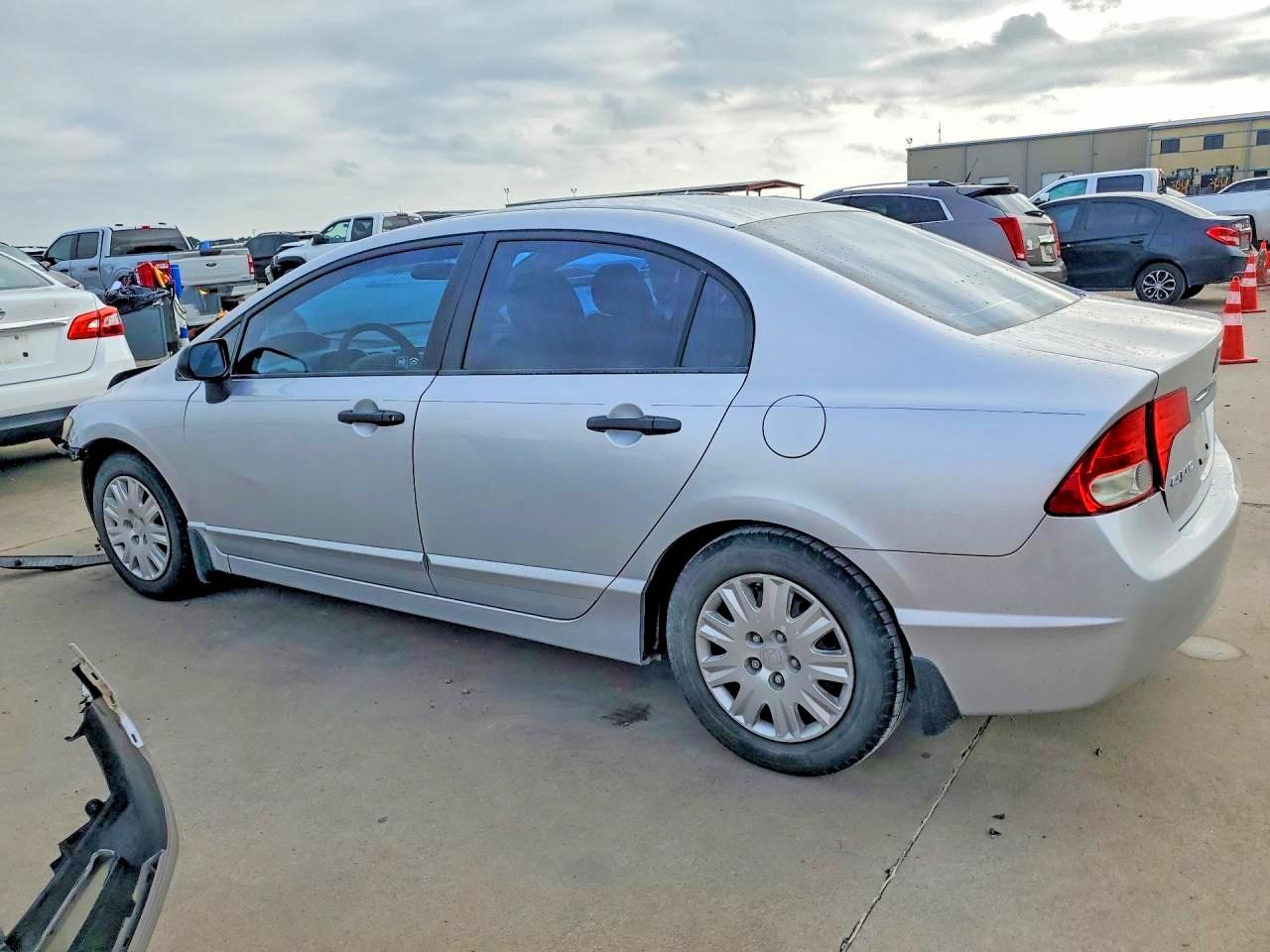 2011 Honda Civic Vp Silver vin: 2HGFA1F3XBH510225