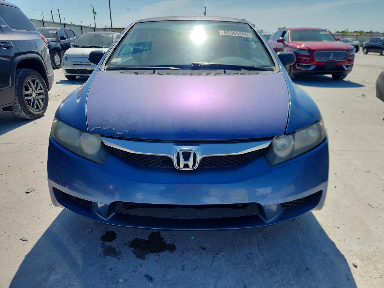 2011 Honda Civic Vp Синий vin: 2HGFA1F3XBH543998