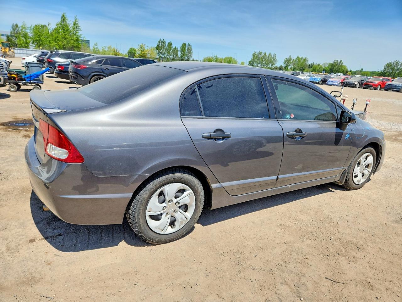 2011 Honda Civic Dx-g Gray vin: 2HGFA1F40BH001074