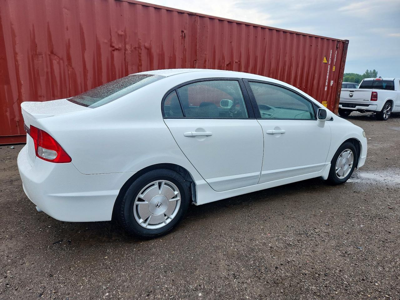 2010 Honda Civic Dx-g Белый vin: 2HGFA1F42AH026430