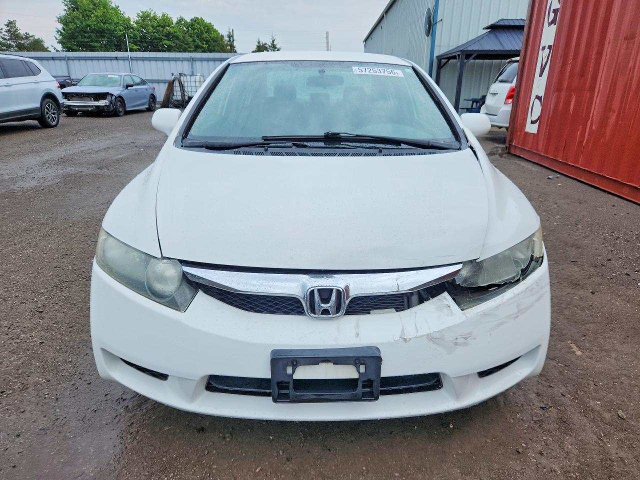 2010 Honda Civic Dx-g Белый vin: 2HGFA1F42AH026430