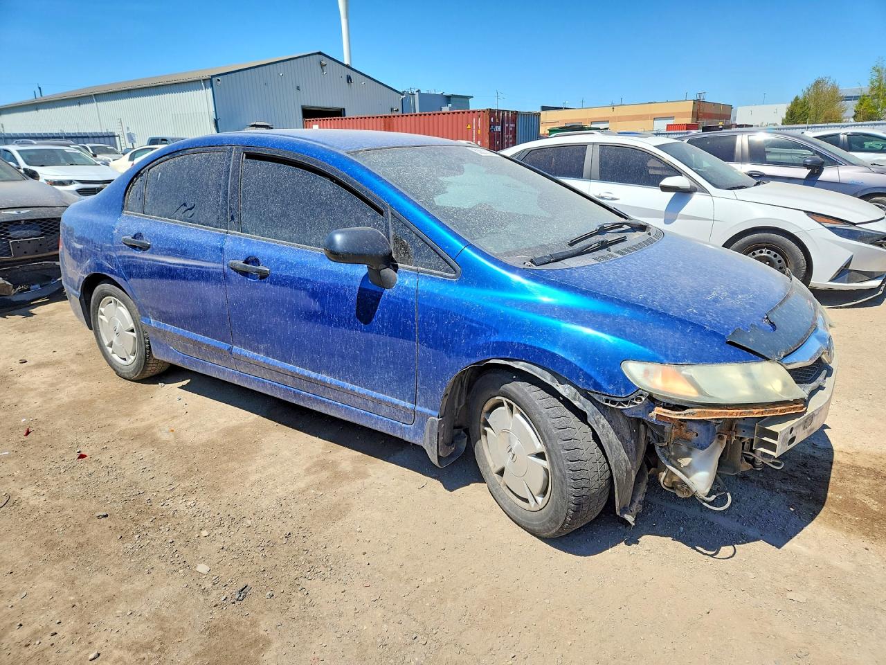 2011 Honda Civic Dx-g Blue vin: 2HGFA1F42BH014022