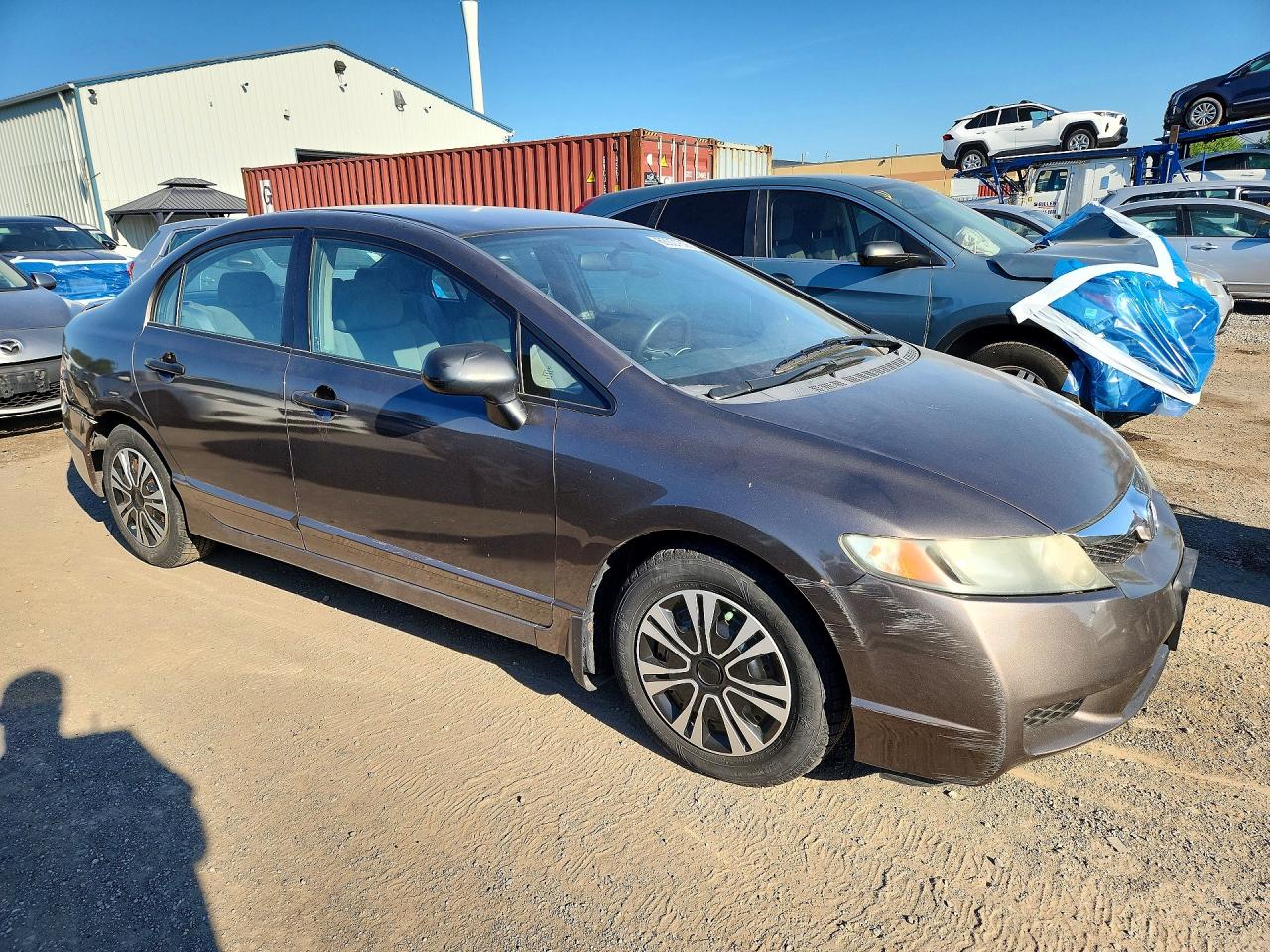 2010 Honda Civic Dx-g Brown vin: 2HGFA1F43AH046945