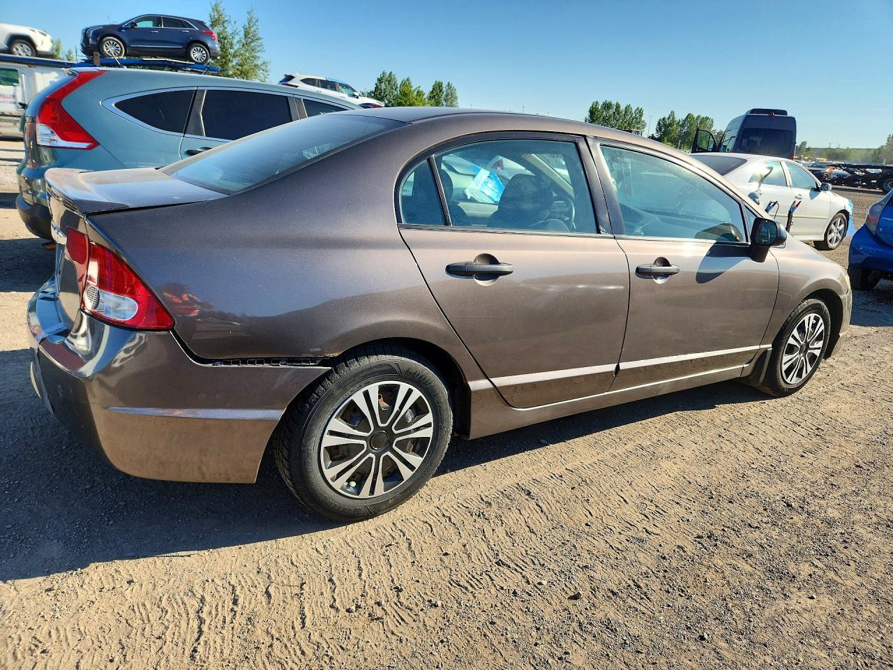 2010 Honda Civic Dx-g Brown vin: 2HGFA1F43AH046945