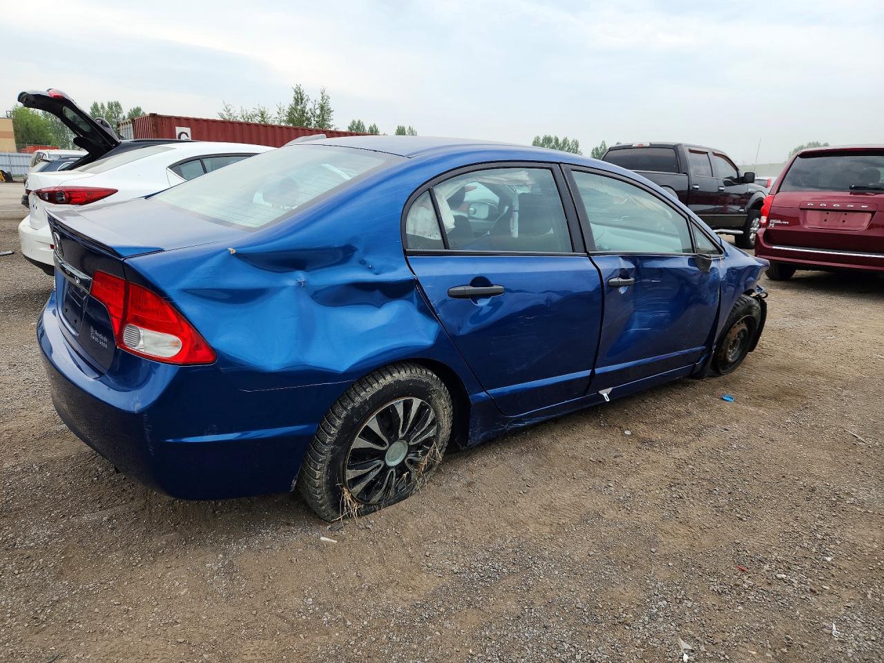 2011 Honda Civic Dx-g Blue vin: 2HGFA1F43BH014501