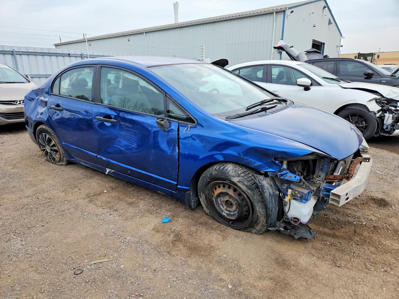 2011 Honda Civic Dx-g Blue vin: 2HGFA1F43BH014501