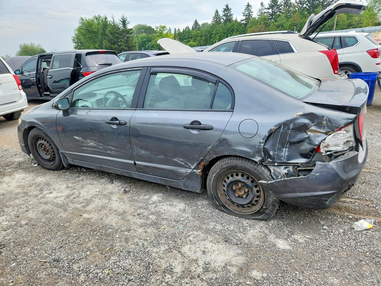 2010 Honda Civic Dx-g Gray vin: 2HGFA1F44AH014487