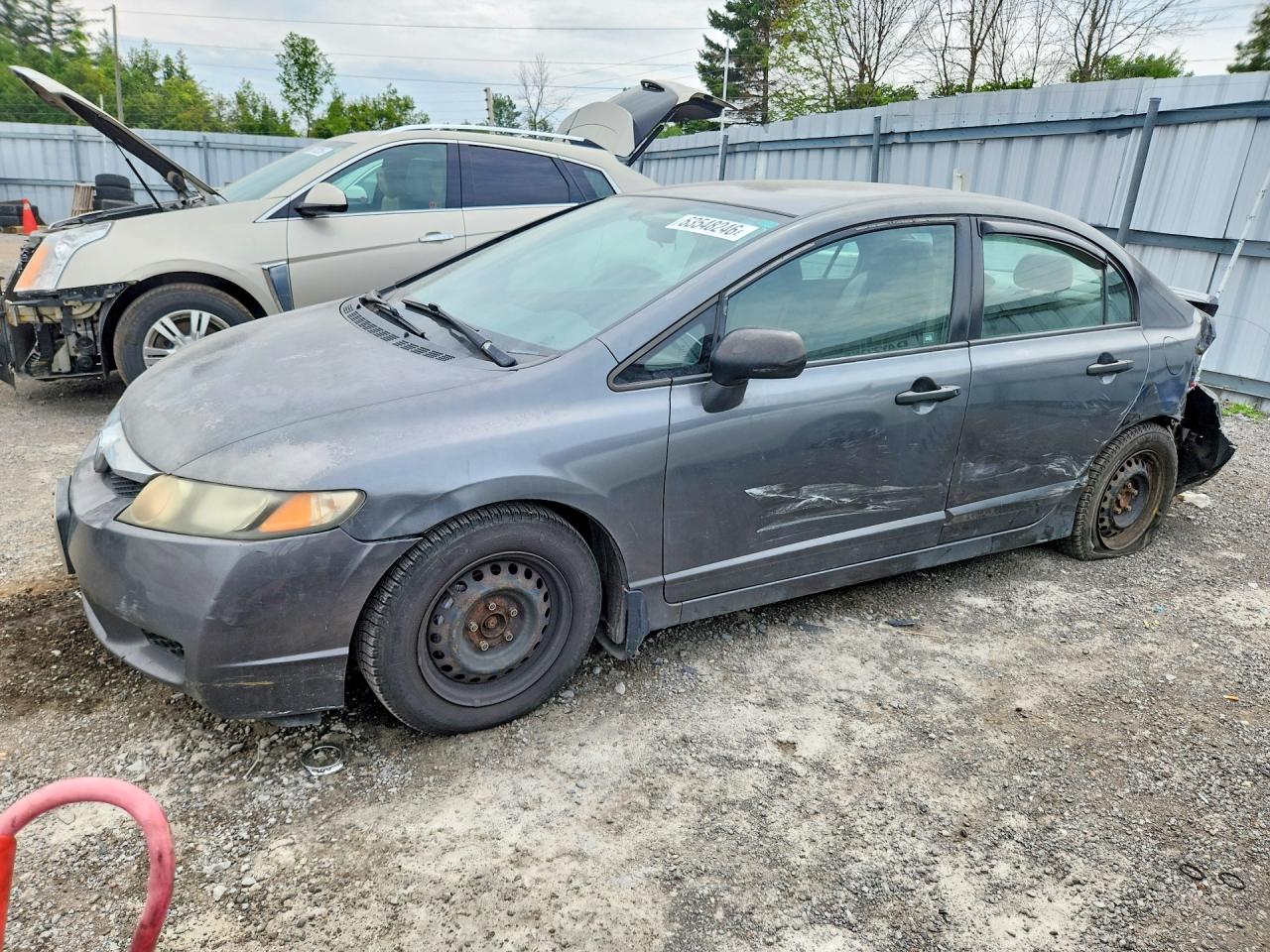 2010 Honda Civic Dx-g Gray vin: 2HGFA1F44AH014487