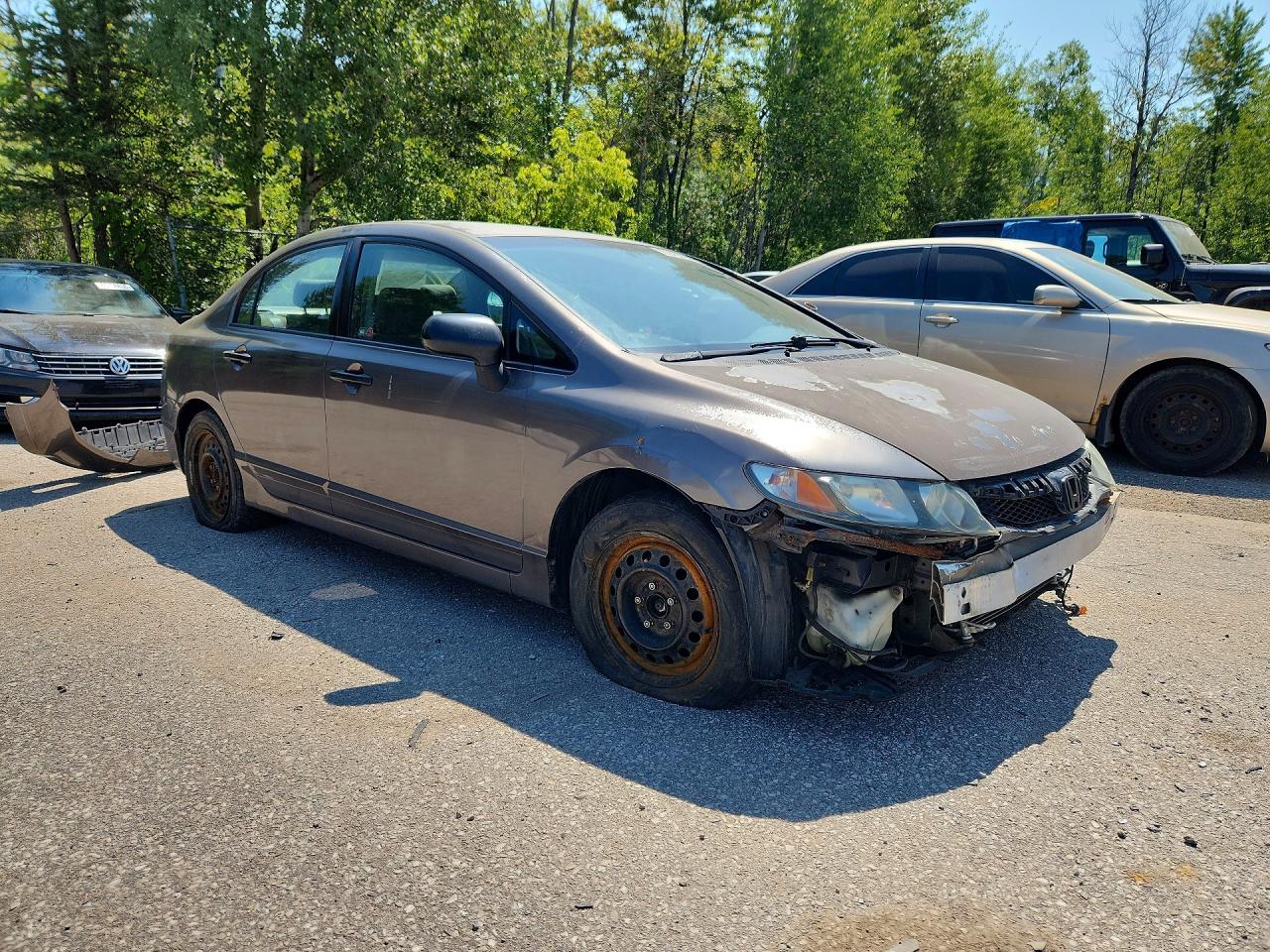 2010 Honda Civic Dx-g Коричневый vin: 2HGFA1F44AH032388