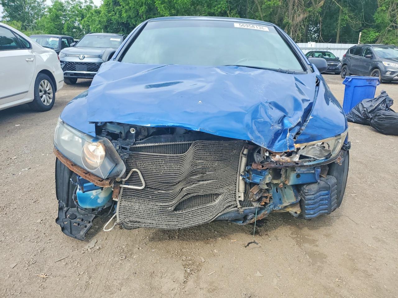 2011 Honda Civic Blue vin: 2HGFA1F47BH004764
