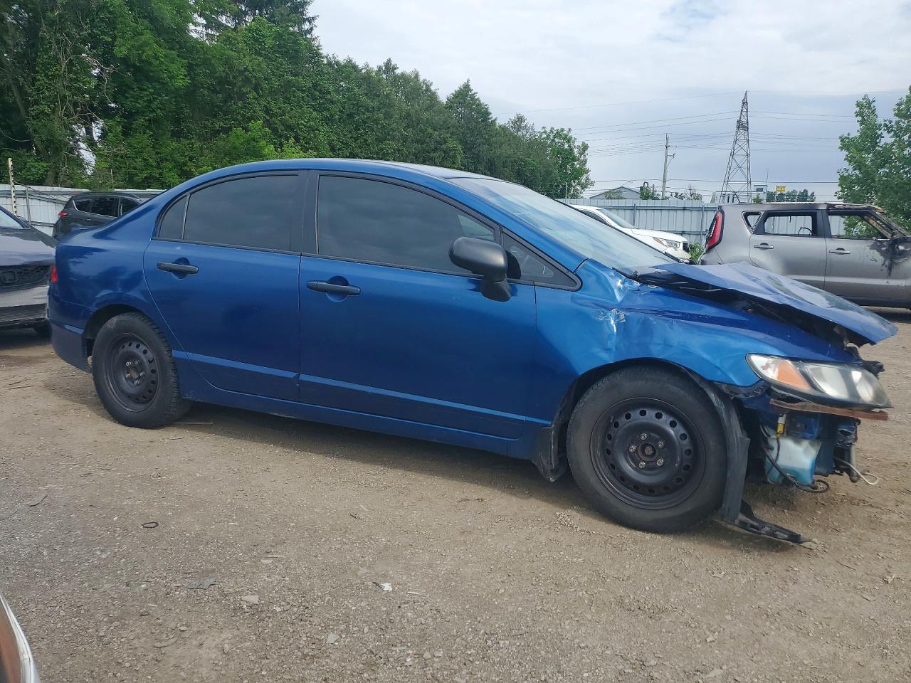 2011 Honda Civic Blue vin: 2HGFA1F47BH004764