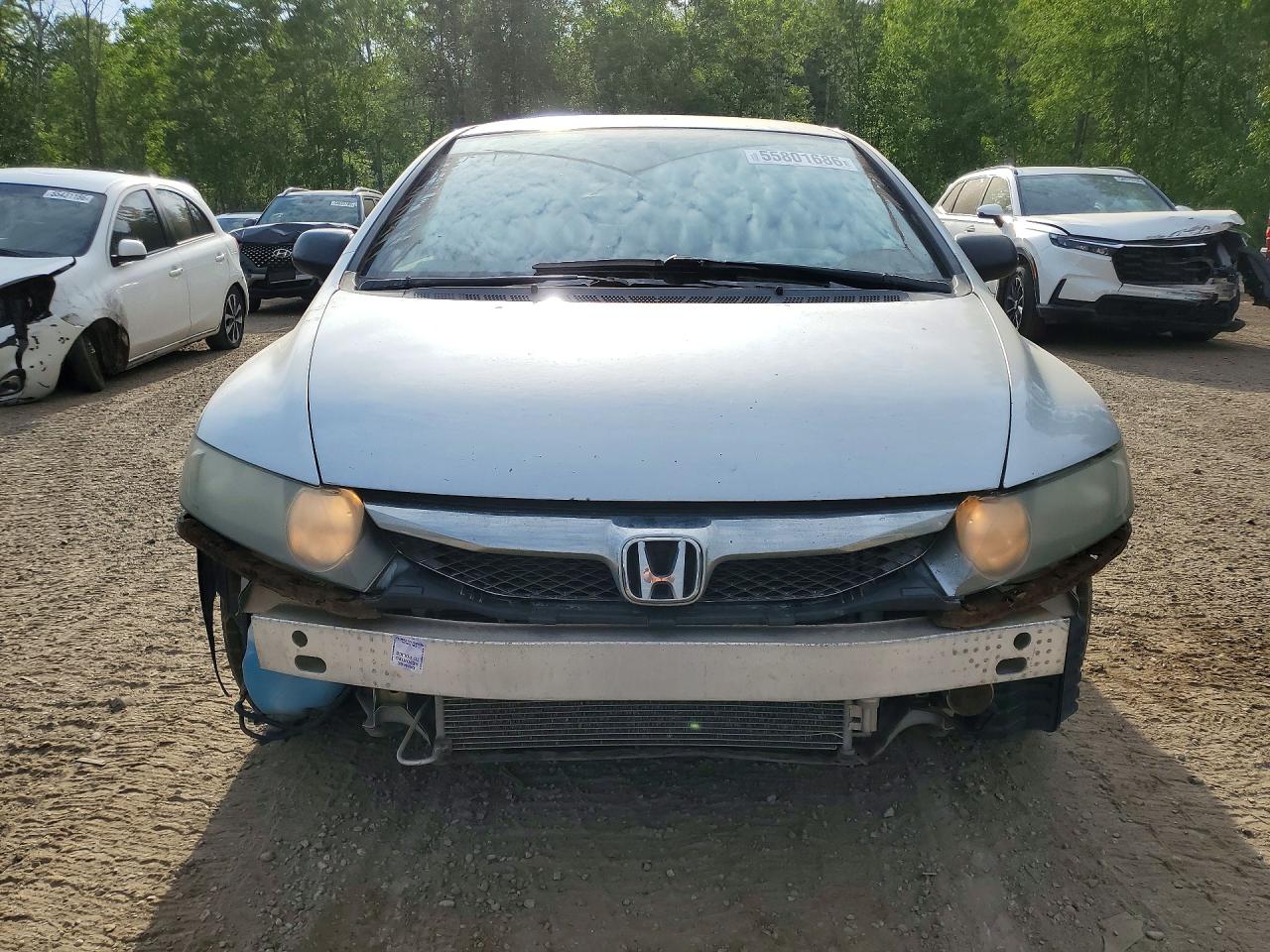 2010 Honda Civic Dx-g Silver vin: 2HGFA1F4XAH012789