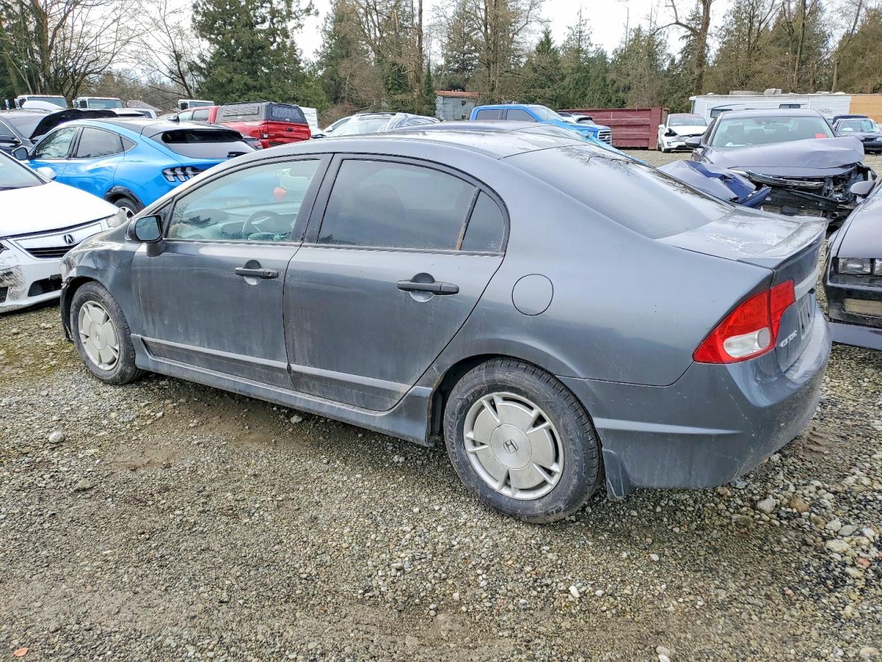 2010 Honda Civic Dx-g 4dr Gray vin: 2HGFA1F4XAH019791