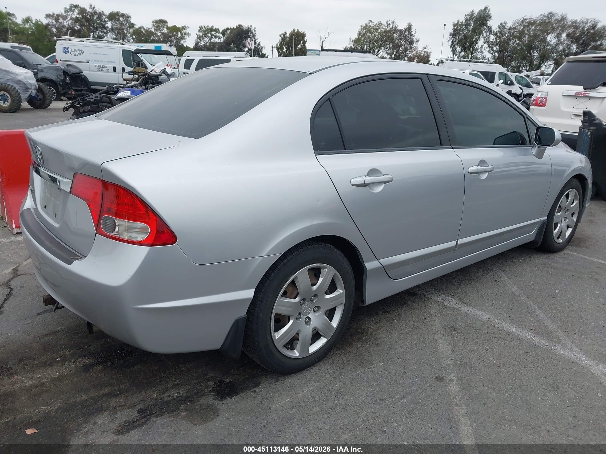 2010 Honda Civic Lx Silver vin: 2HGFA1F50AH300815