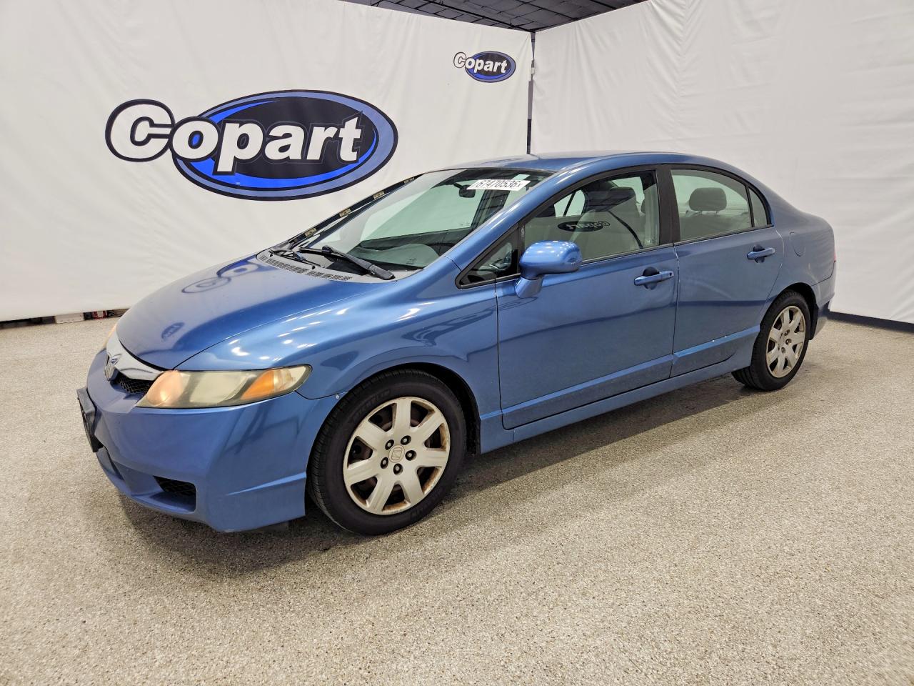 2010 Honda Civic Lx Blue vin: 2HGFA1F50AH305321