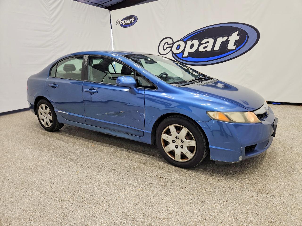 2010 Honda Civic Lx Blue vin: 2HGFA1F50AH305321