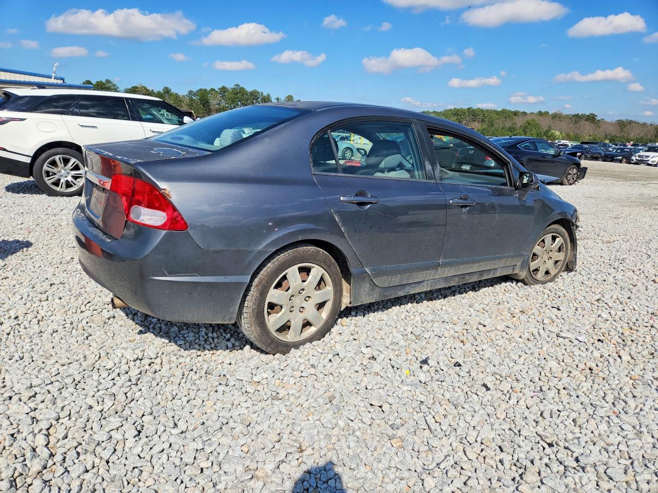 2010 Honda Civic Lx Gray vin: 2HGFA1F50AH308185