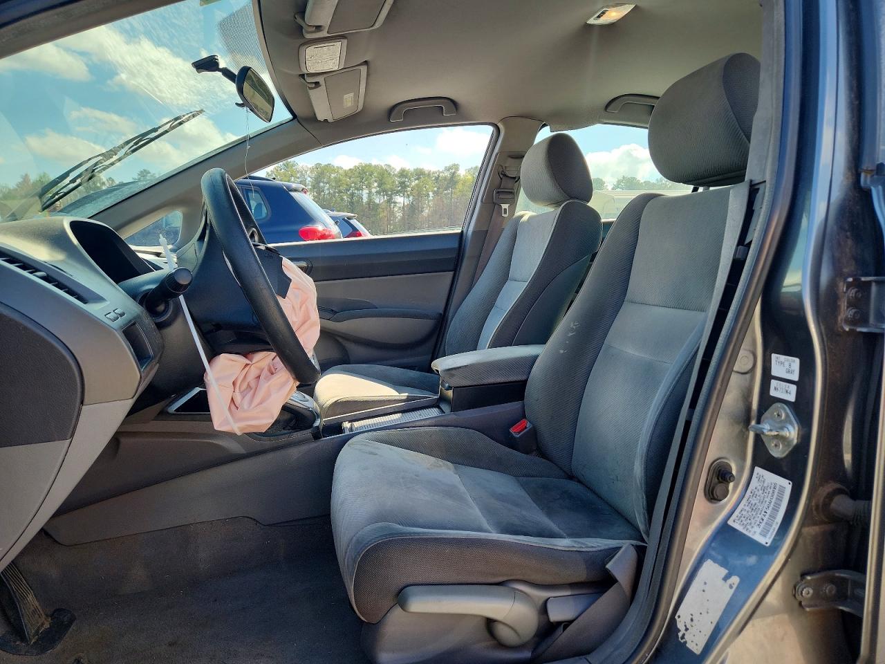 2010 Honda Civic Lx Gray vin: 2HGFA1F50AH308185
