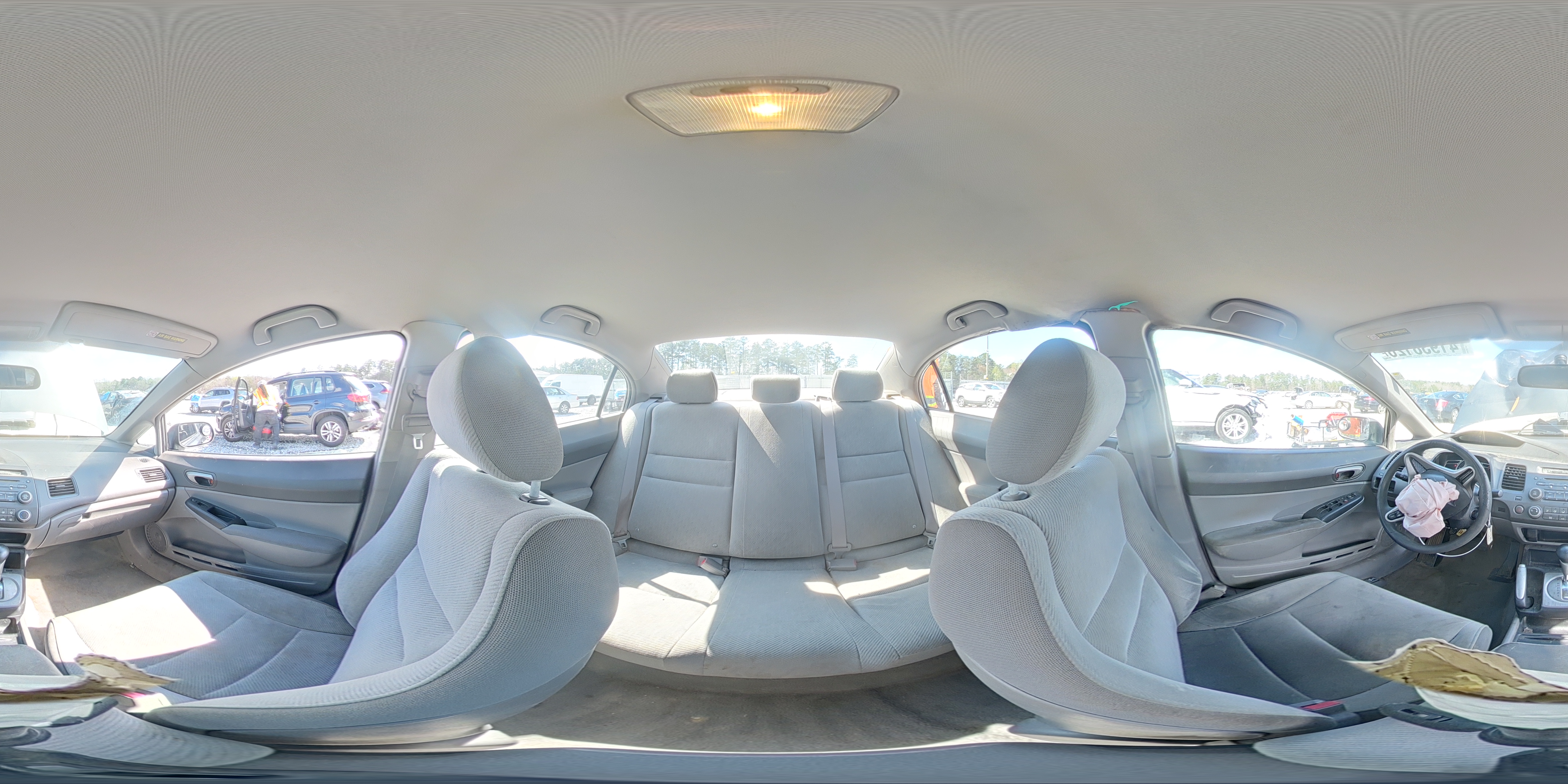 2010 Honda Civic Lx Gray vin: 2HGFA1F50AH308185