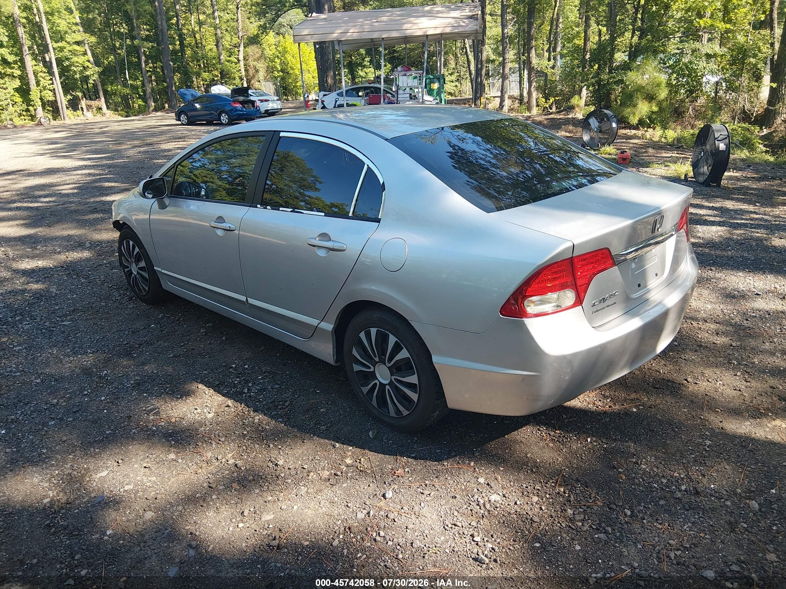 2010 Honda Civic Lx Silver vin: 2HGFA1F50AH314018