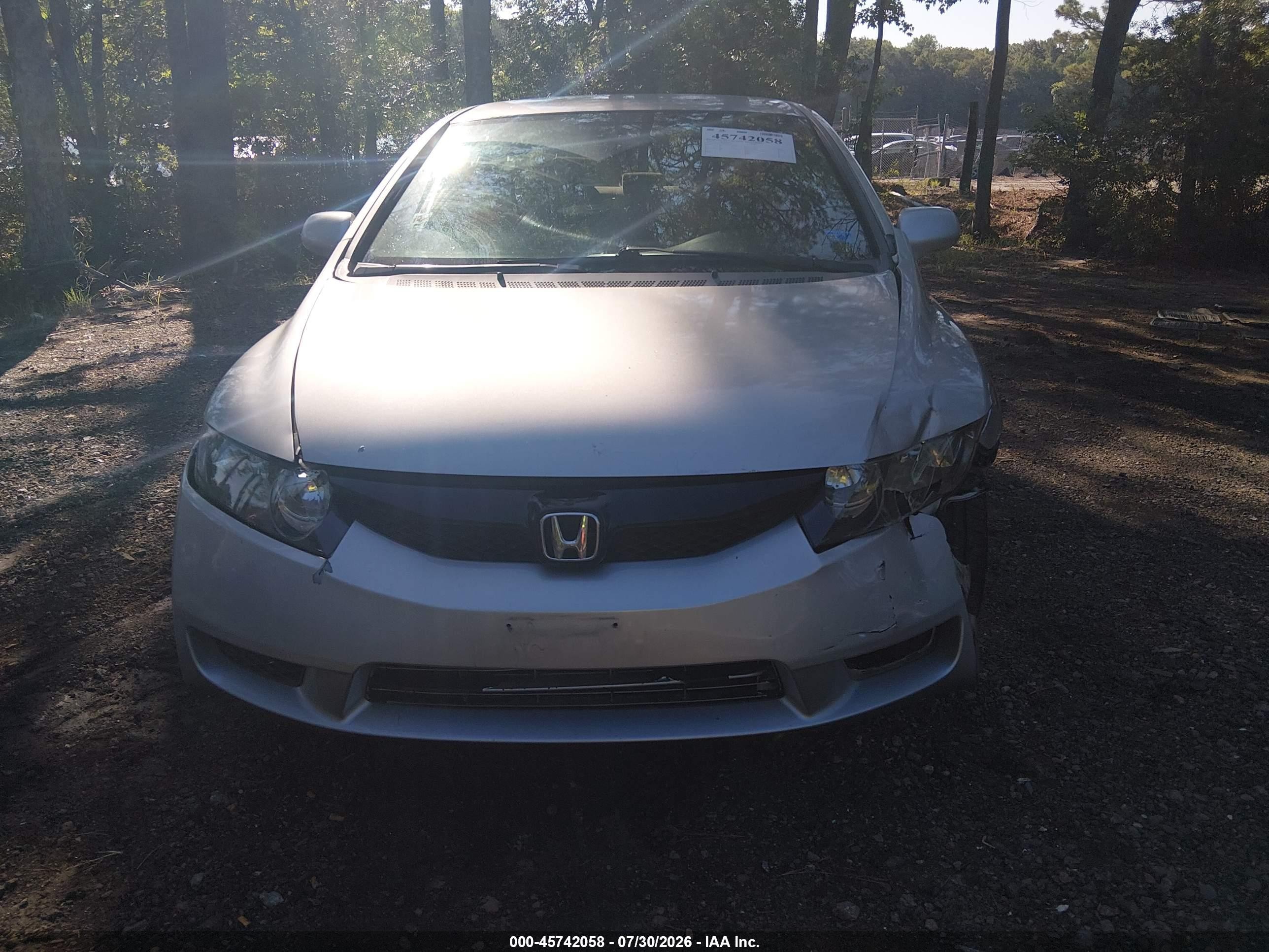 2010 Honda Civic Lx Silver vin: 2HGFA1F50AH314018