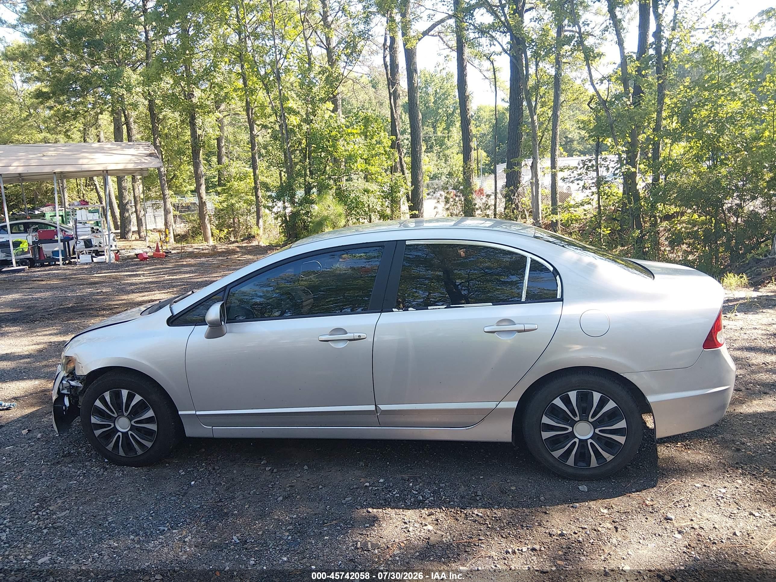 2010 Honda Civic Lx Silver vin: 2HGFA1F50AH314018