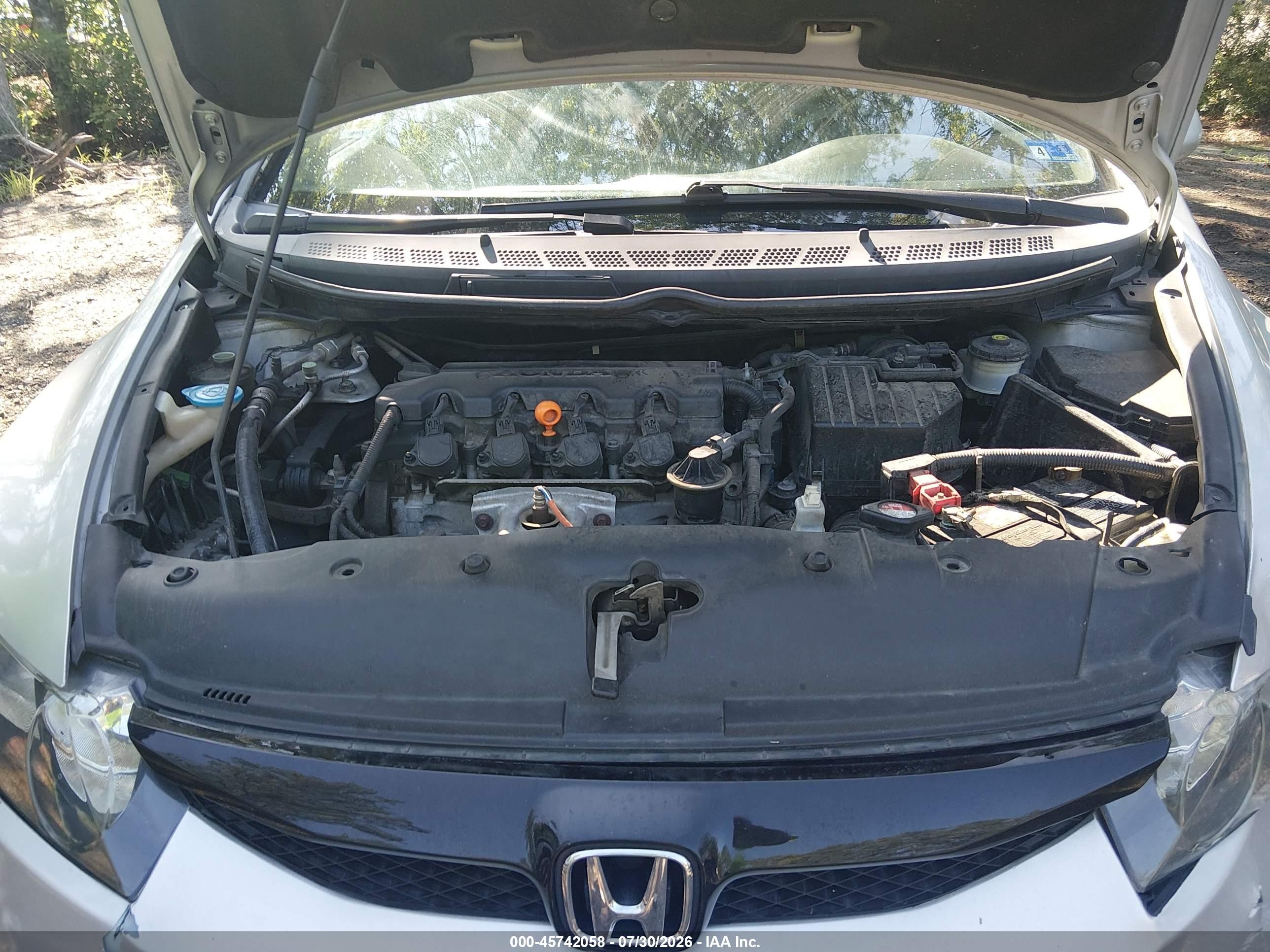 2010 Honda Civic Lx Silver vin: 2HGFA1F50AH314018