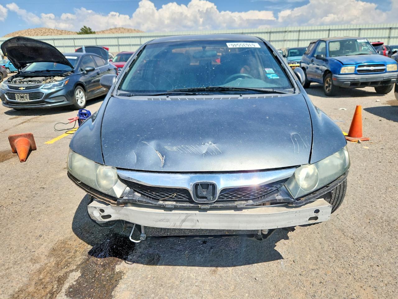 2010 Honda Civic Lx Gray vin: 2HGFA1F50AH323138