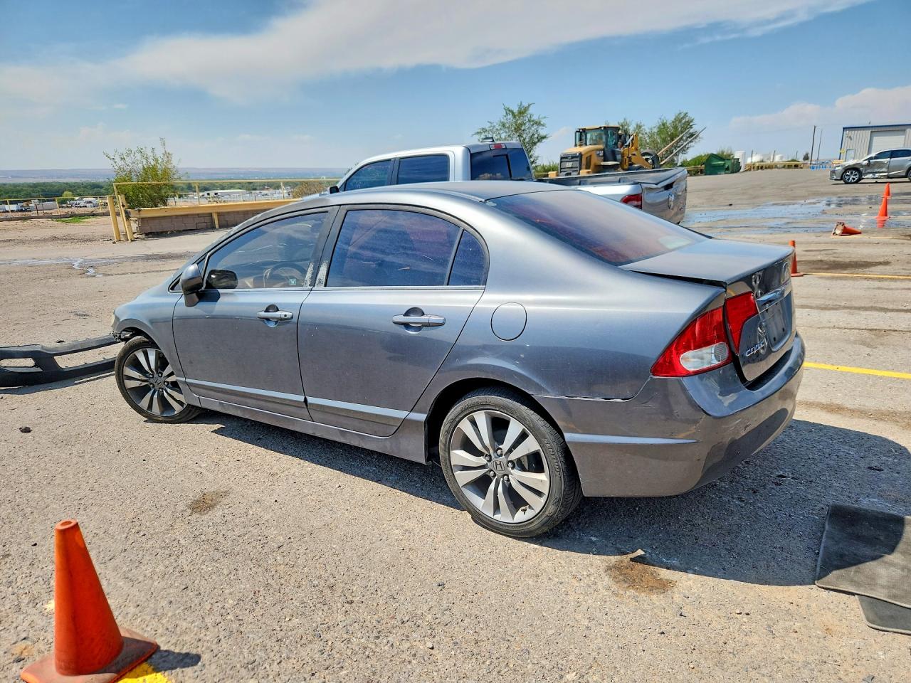 2010 Honda Civic Lx Gray vin: 2HGFA1F50AH323138
