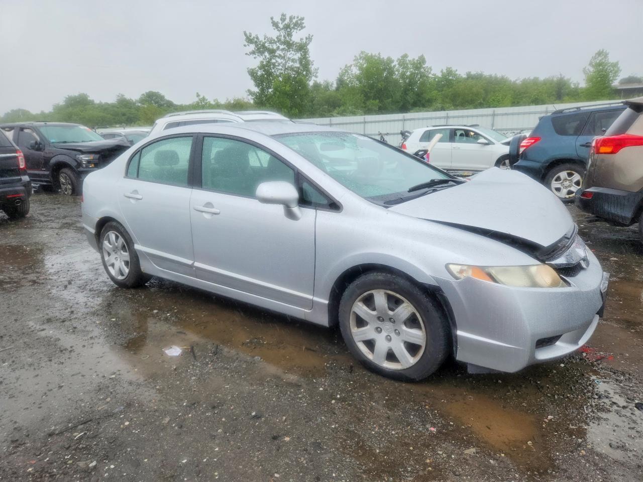 2010 Honda Civic Lx Gray vin: 2HGFA1F50AH323611