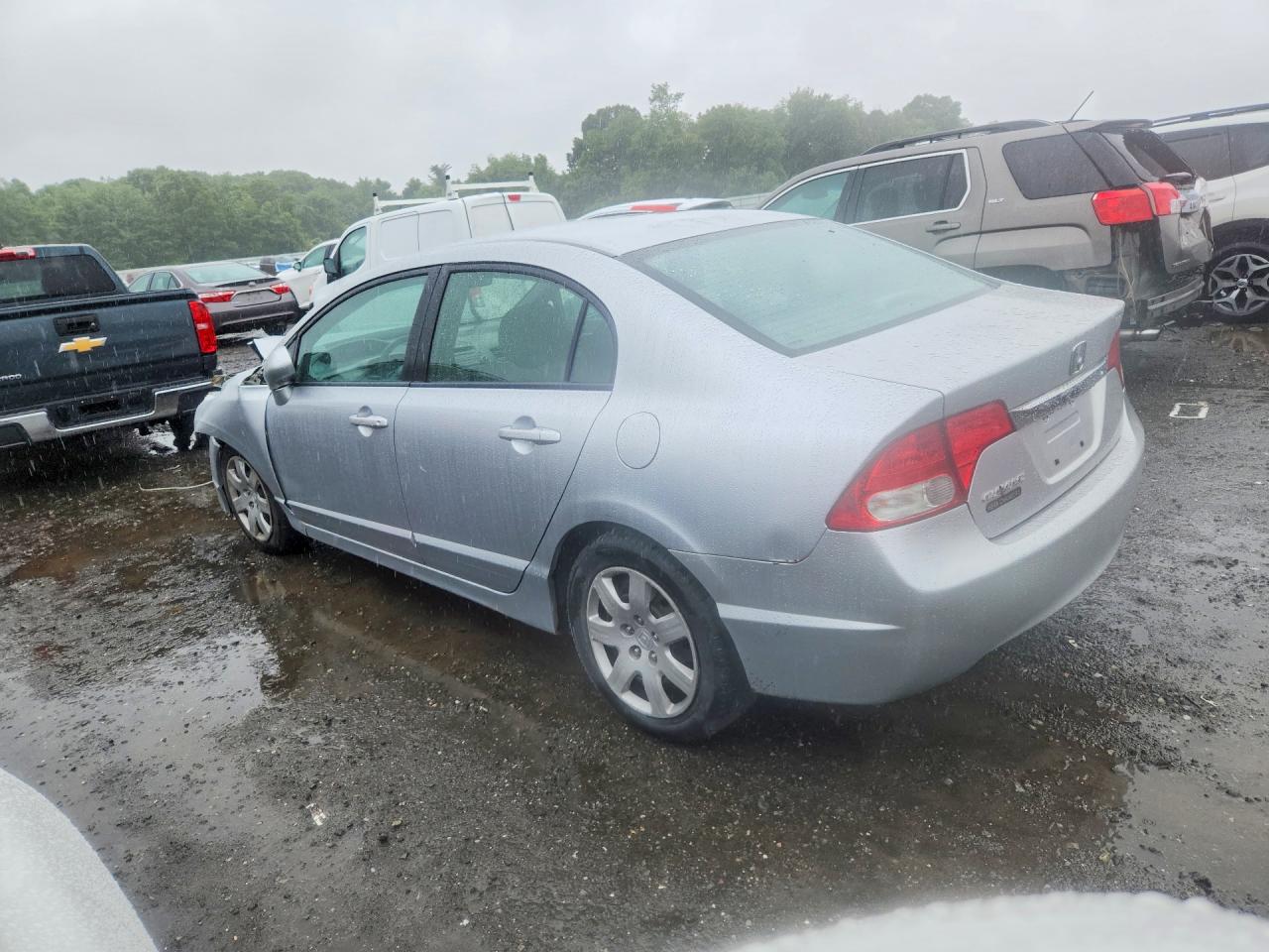 2010 Honda Civic Lx Gray vin: 2HGFA1F50AH323611