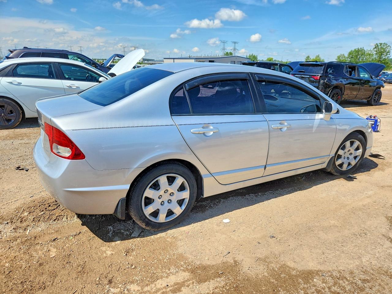 2010 Honda Civic Lx Silver vin: 2HGFA1F50AH325598