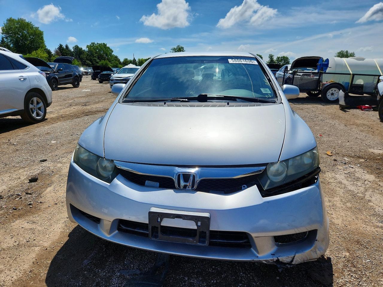 2010 Honda Civic Lx Silver vin: 2HGFA1F50AH325598