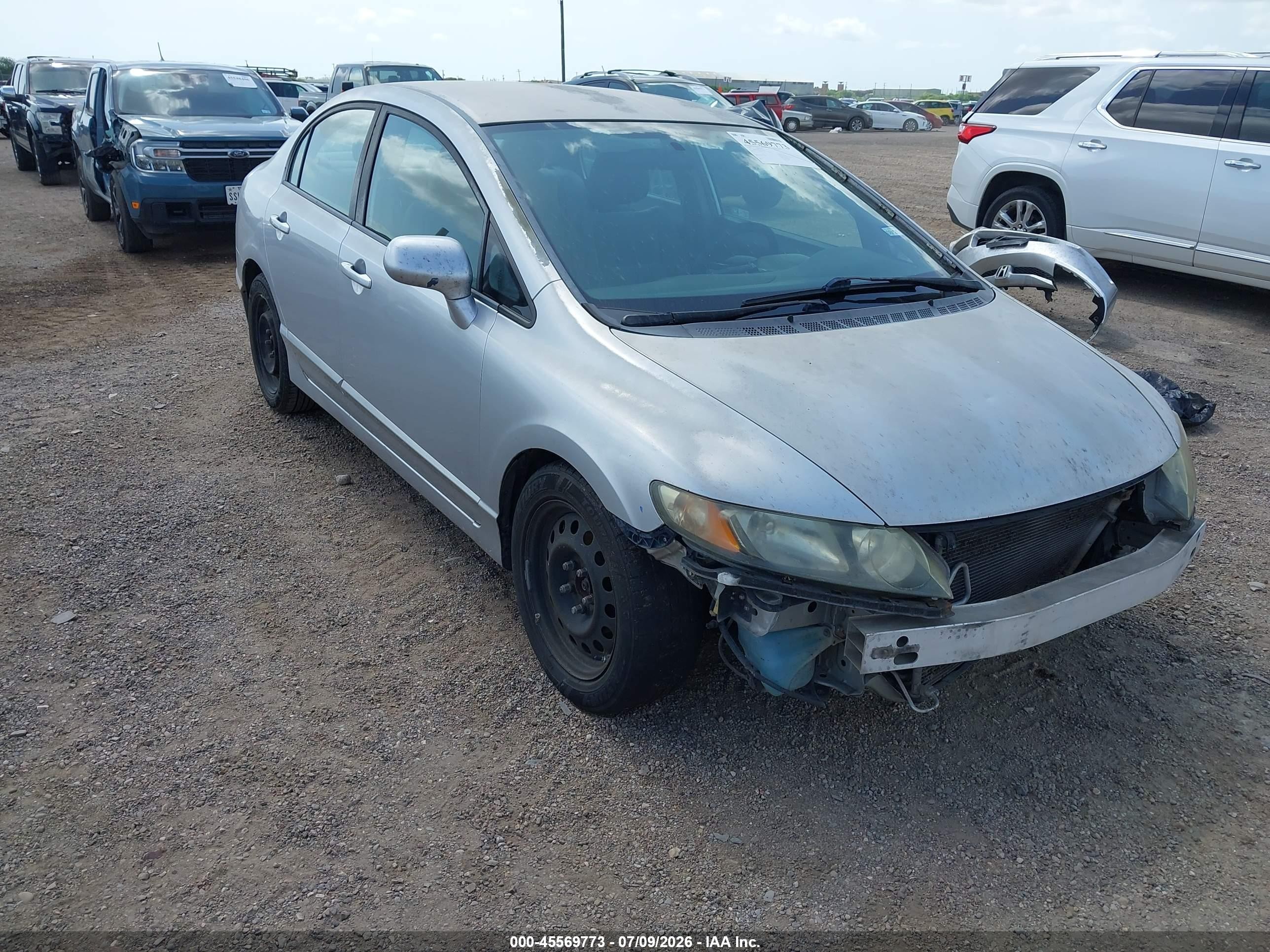 2010 Honda Civic Lx Silver vin: 2HGFA1F50AH326606