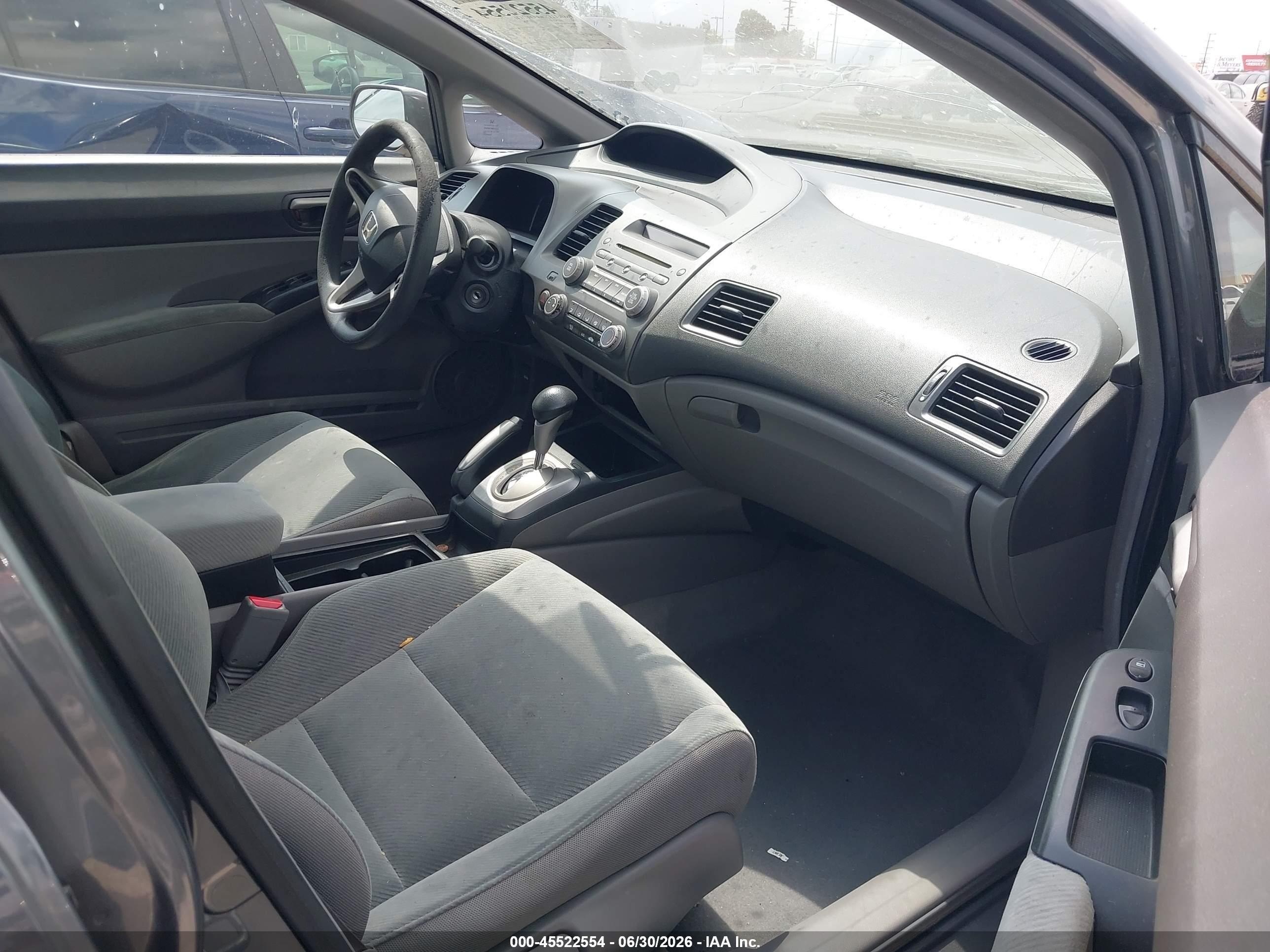 2010 Honda Civic Lx Gray vin: 2HGFA1F50AH329070
