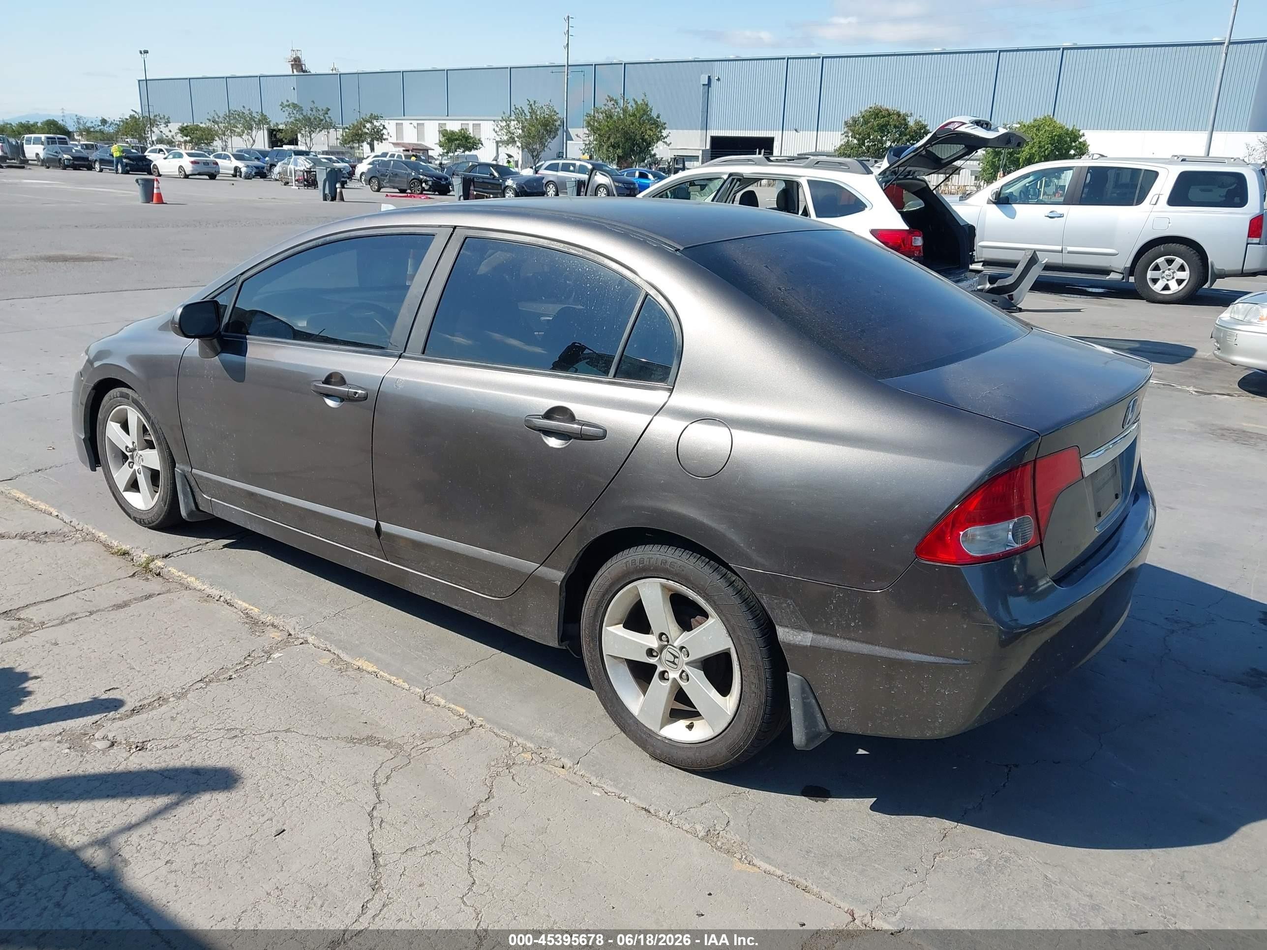 2010 Honda Civic Lx Gray vin: 2HGFA1F50AH528989