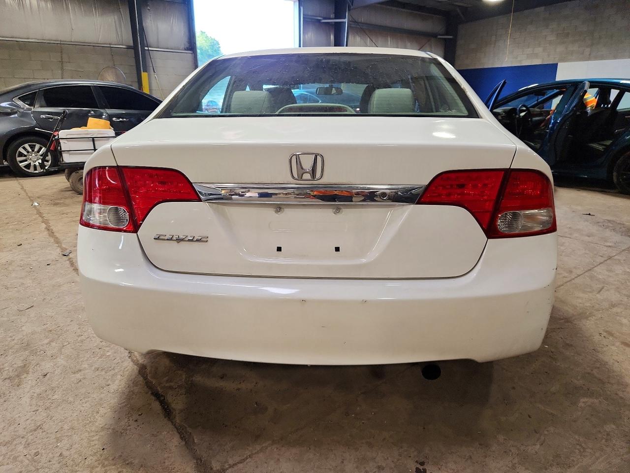 2010 Honda Civic Lx White vin: 2HGFA1F50AH544884