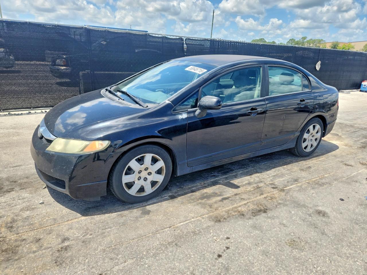 2010 Honda Civic Lx Black vin: 2HGFA1F50AH545811
