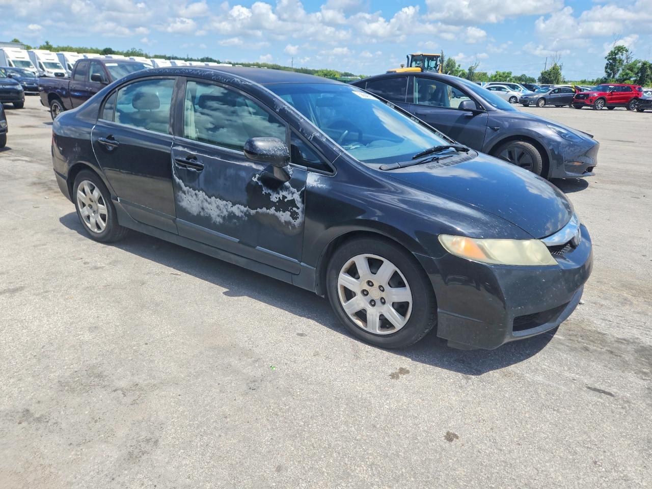 2010 Honda Civic Lx Black vin: 2HGFA1F50AH545811