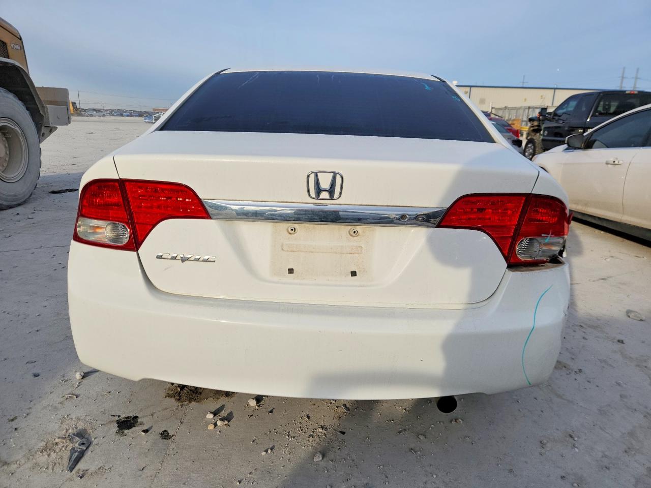 2010 Honda Civic Lx White vin: 2HGFA1F50AH547638