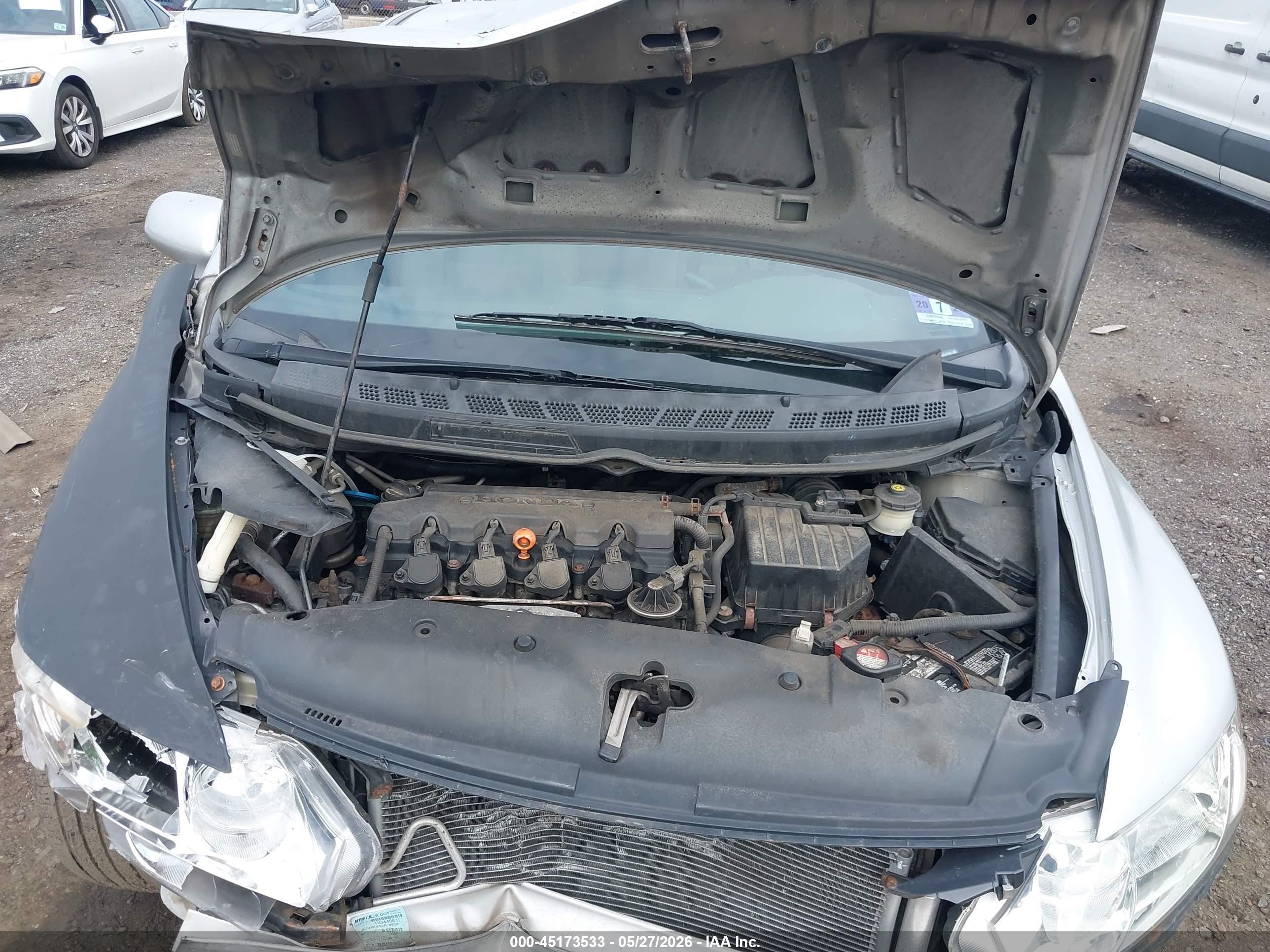 2010 Honda Civic Lx Silver vin: 2HGFA1F50AH551995